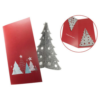 Weihnachtskarte Winterwald