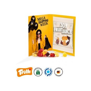 Werbekarte MIDI Fruchtgummi Minitüte