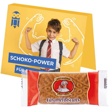 Werbekarte Midi Caramel Biscuits