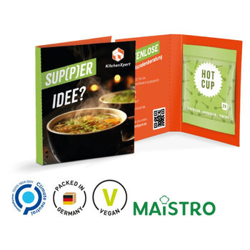 Werbekarte Midi Maistro Suppe