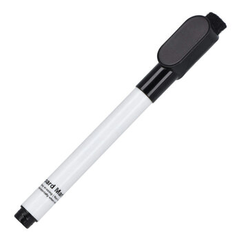 Whiteboard-Marker mit Magnet und Wischer