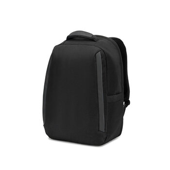 YANGON BPACK. Diebstahlsicherer Rucksack aus Twill mit wasserabweisender Beschichtung und recyceltem 600D-Polyester für Laptops 17\'3"