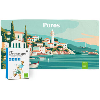 rPET ActiveTowel® Sports 80x40 cm in Faltschachtel, All-Inklusive-Paket
